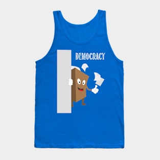 International Day of Democracy - human rights are taken care by democratic societies Tank Top